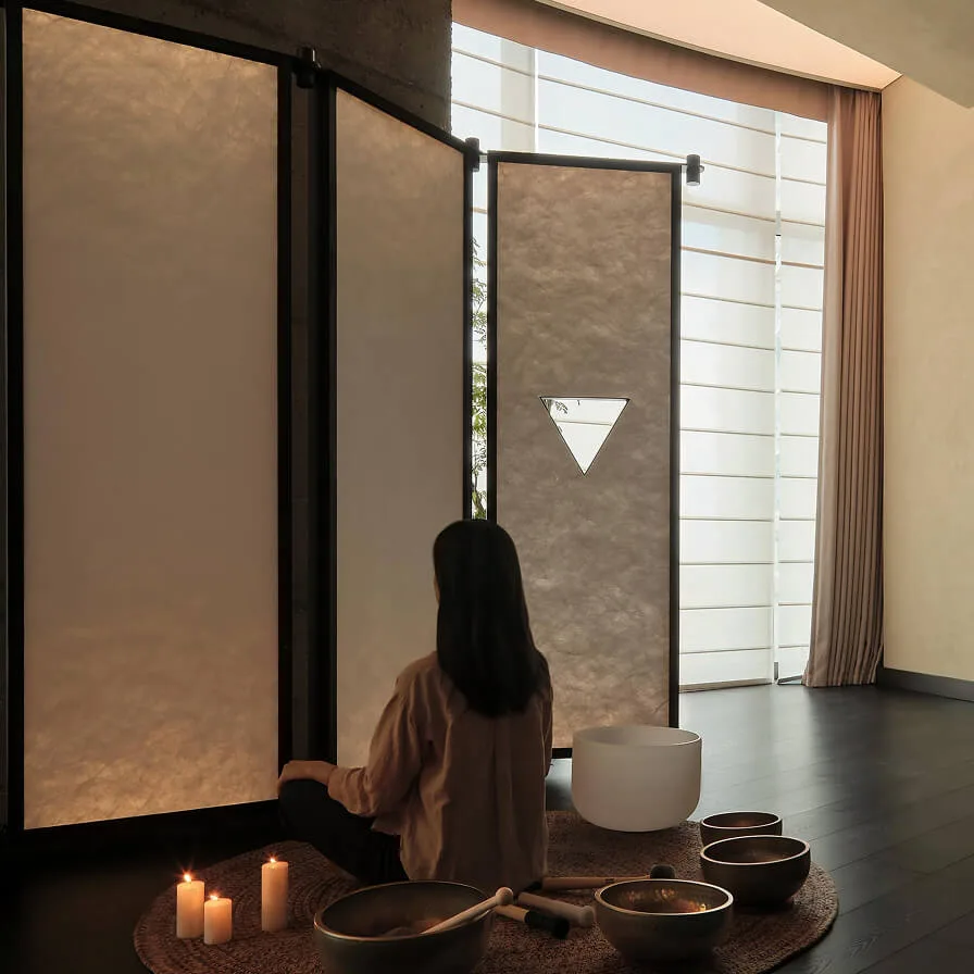 A perpetual meditation room